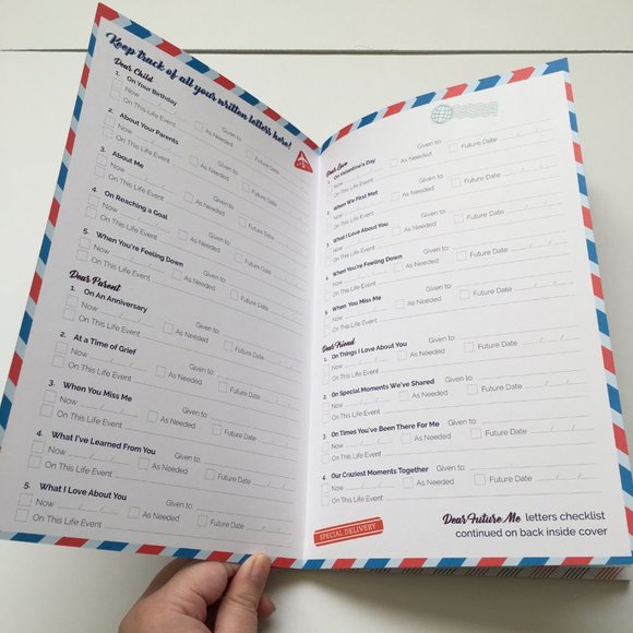 Time Capsule Letters Read Me Future Opening Gifts Book - Picture 4 of 5